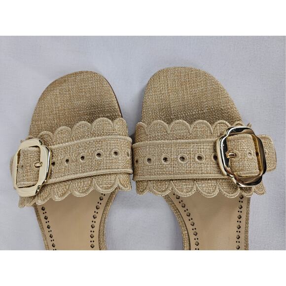 LAURROUDE CARROUSEL Sandals - Beige, Intricate Design, Women's Size 8.5 - Picture 2 of 7